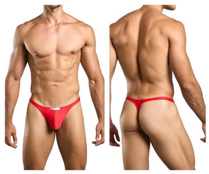CandyMan JUSTIN+SIMON XSJ03 Classic Men's Thong in Red – men's thongs
