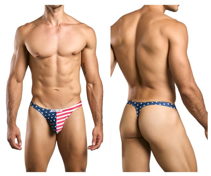 CandyMan JUSTIN+SIMON XSJ03 Classic Men's Thong in Usa Flag – men's thongs