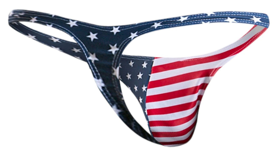 CandyMan JUSTIN+SIMON XSJ03 Classic Men's Thong in Usa Flag – men's thongs