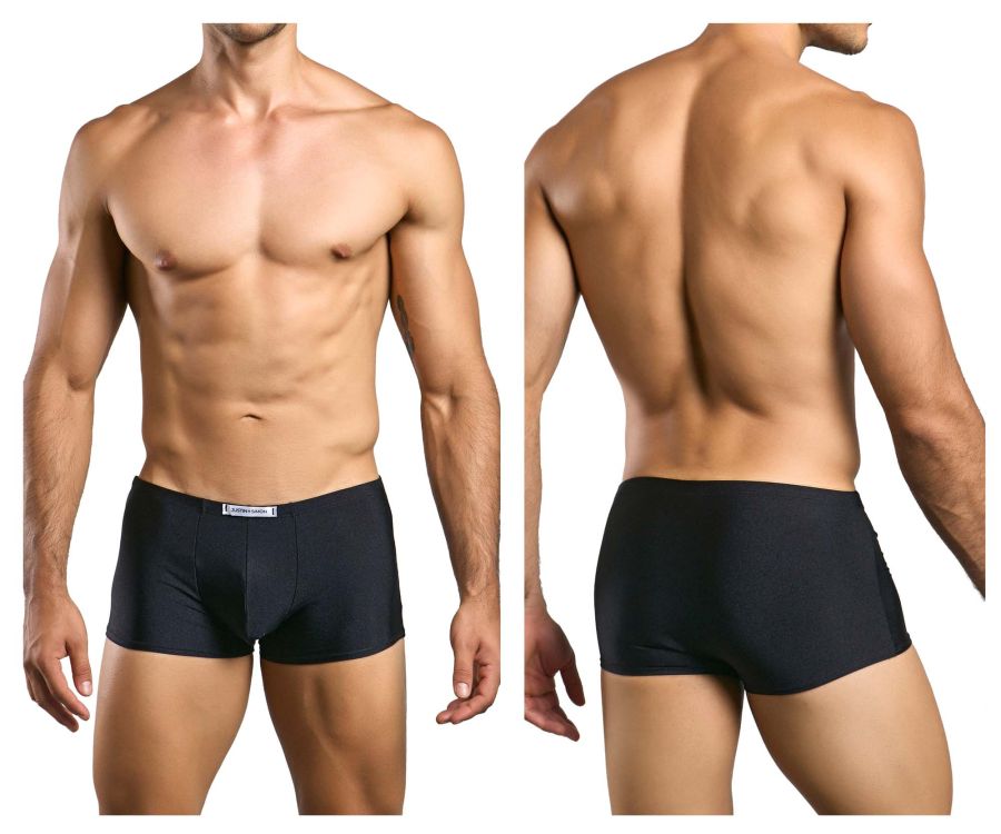 CandyMan JUSTIN+SIMON XSJ08 Classic Men's Trunk Underwear in Black – men's trunks