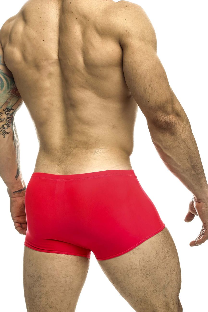 CandyMan JUSTIN+SIMON XSJ08 Classic Men's Trunk Underwear in Coral – men's trunks
