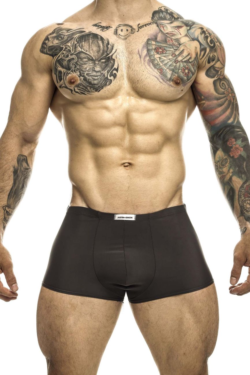 JUSTIN+SIMON Men's Underwear XSJ08 Classic Trunks Color Gray