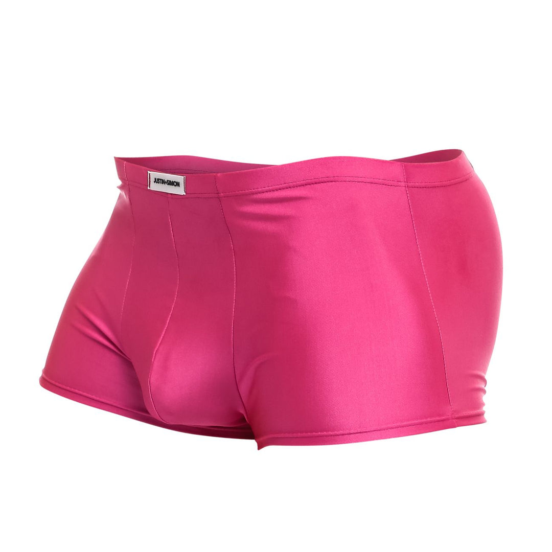 CandyMan JUSTIN+SIMON XSJ08 Classic Men's Trunk Underwear in Hot Pink – men's trunks