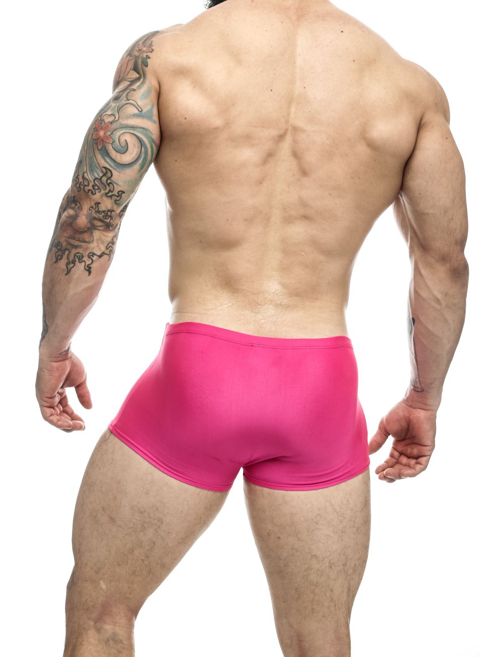 CandyMan JUSTIN+SIMON XSJ08 Classic Men's Trunk Underwear in Hot Pink – men's trunks