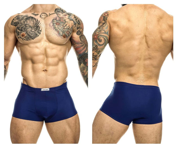 CandyMan JUSTIN+SIMON XSJ08 Classic Men's Trunk Underwear in Royal Blue – men's trunks