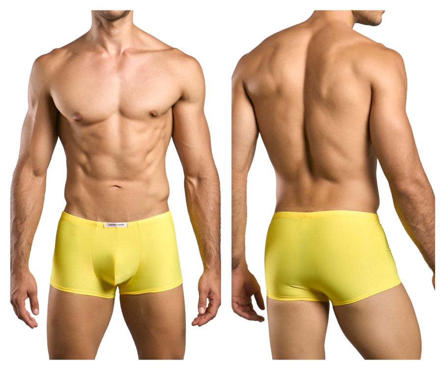 CandyMan JUSTIN+SIMON XSJ08 Classic Men's Trunk Underwear in Yellow – men's trunks