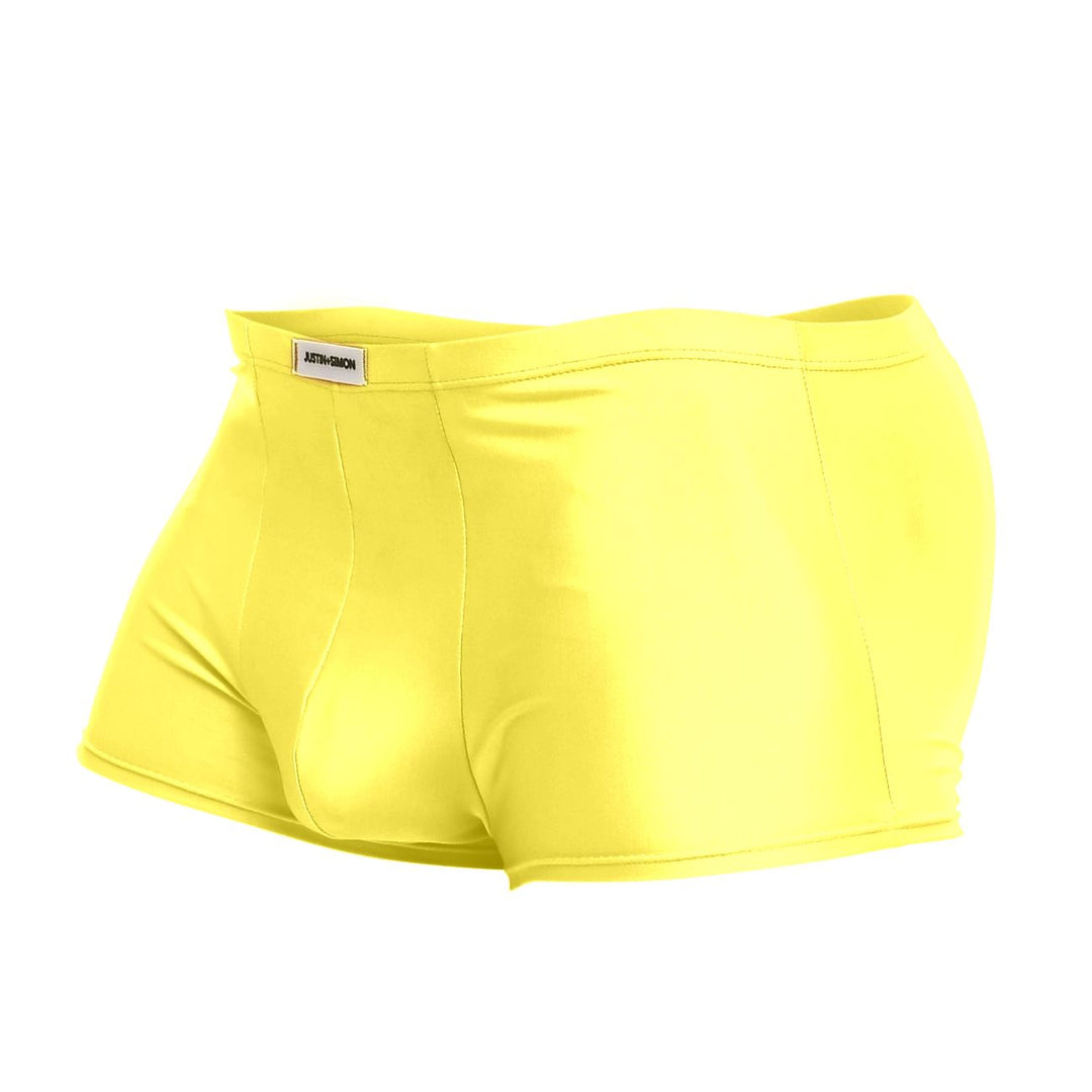 CandyMan JUSTIN+SIMON XSJ08 Classic Men's Trunk Underwear in Yellow – men's trunks