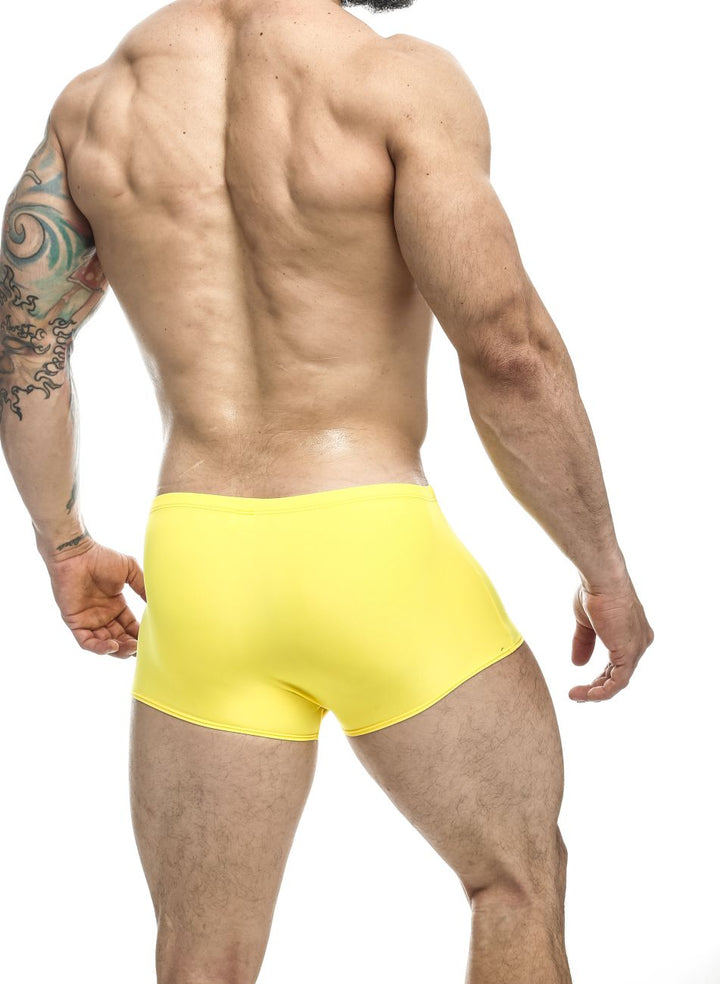 CandyMan JUSTIN+SIMON XSJ08 Classic Men's Trunk Underwear in Yellow – men's trunks