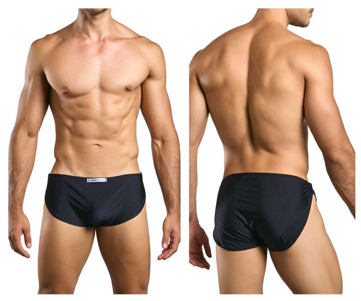 CandyMan JUSTIN+SIMON XSJ09 Running Men's Bikini Brief in Black – men's briefs