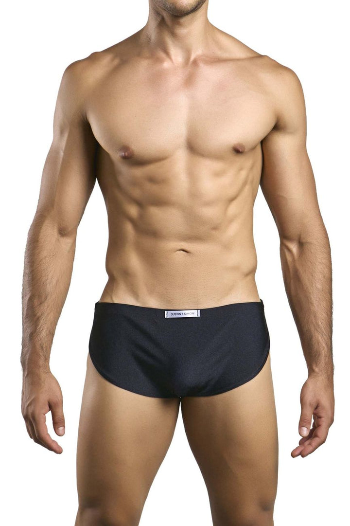 CandyMan JUSTIN+SIMON XSJ09 Running Men's Bikini Brief in Black – men's briefs