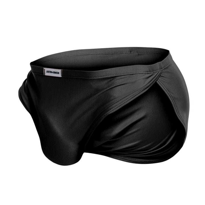 CandyMan JUSTIN+SIMON XSJ09 Running Men's Bikini Brief in Black – men's briefs