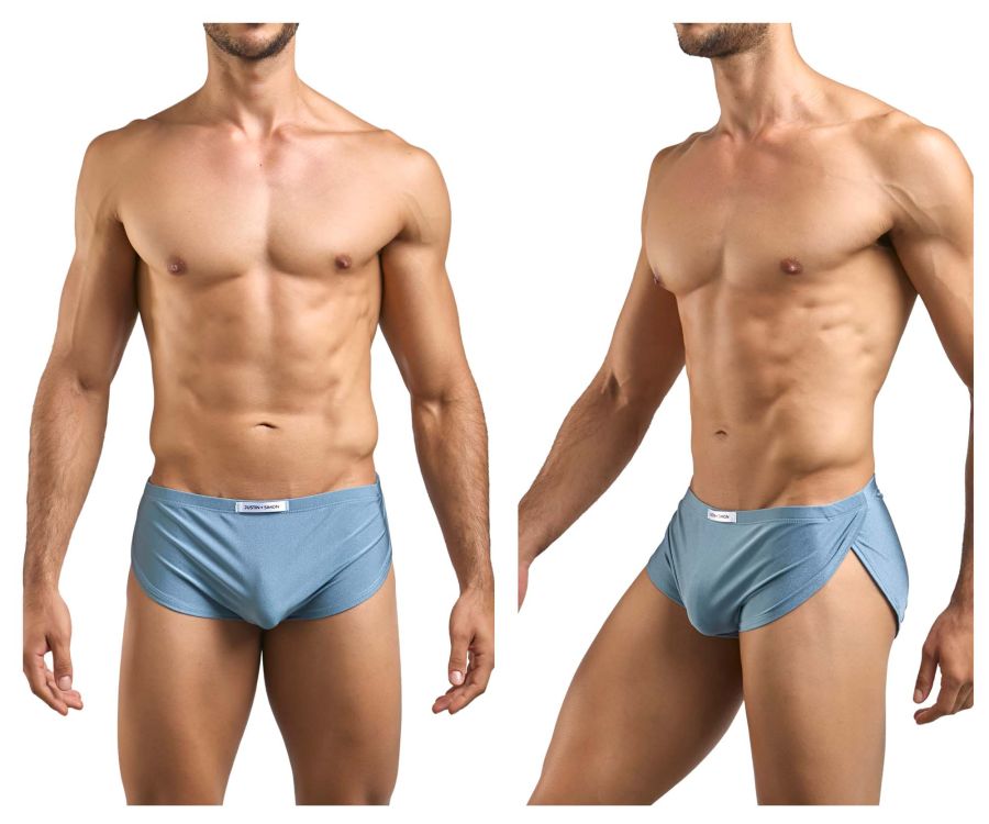 CandyMan JUSTIN+SIMON XSJ09 Running Men's Bikini Brief in Metal Green – men's briefs