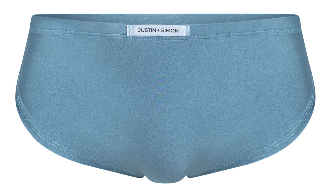 CandyMan JUSTIN+SIMON XSJ09 Running Men's Bikini Brief in Metal Green – men's briefs