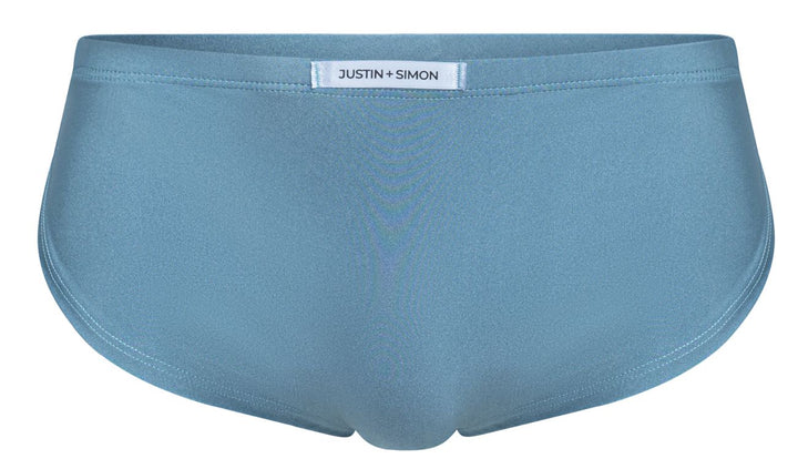 CandyMan JUSTIN+SIMON XSJ09 Running Men's Bikini Brief in Metal Green – men's briefs