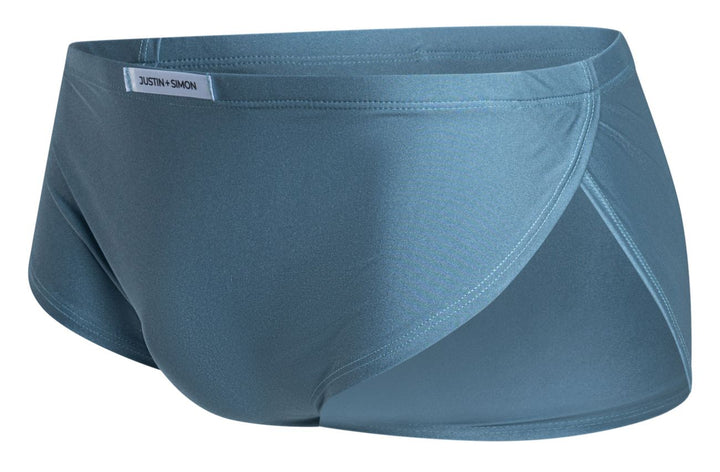 CandyMan JUSTIN+SIMON XSJ09 Running Men's Bikini Brief in Metal Green – men's briefs