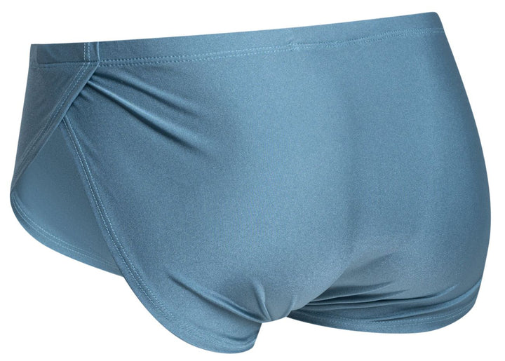 CandyMan JUSTIN+SIMON XSJ09 Running Men's Bikini Brief in Metal Green – men's briefs