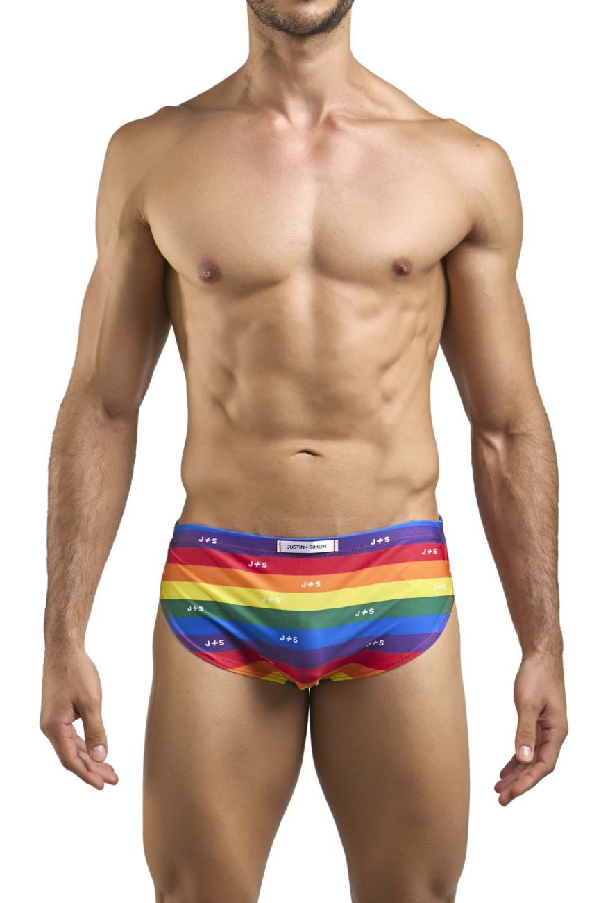 CandyMan XSJ09 Men's Bikini Brief in Pride Flag – men's briefs
