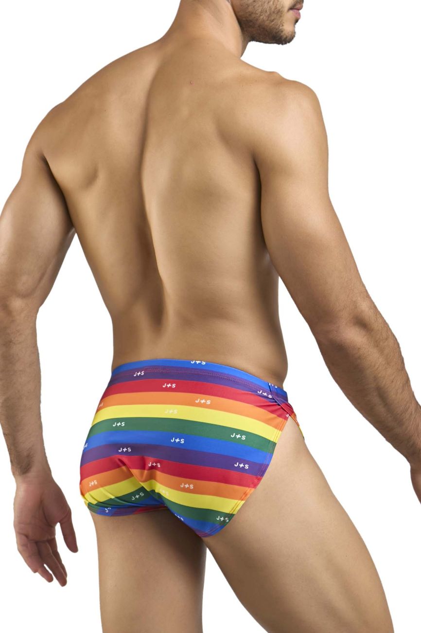 CandyMan XSJ09 Men's Bikini Brief in Pride Flag – men's briefs