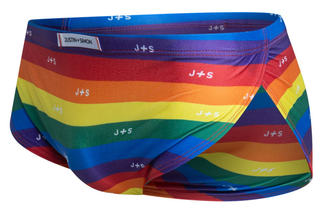 CandyMan XSJ09 Men's Bikini Brief in Pride Flag – men's briefs