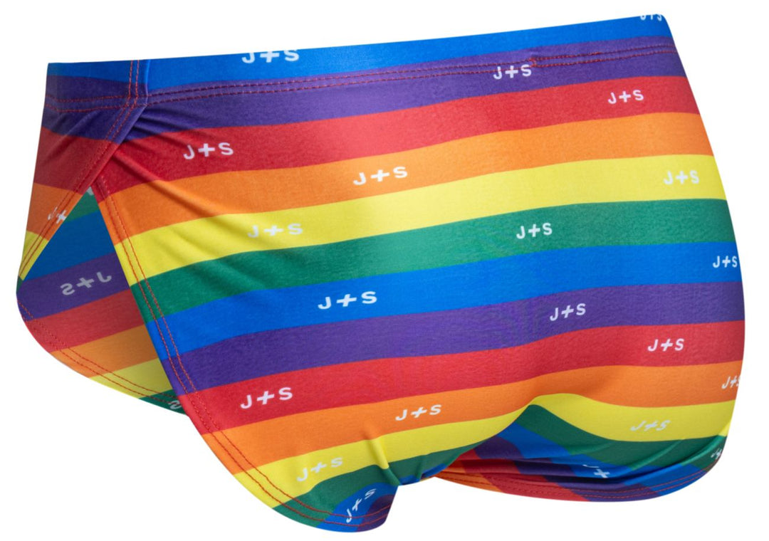 CandyMan XSJ09 Men's Bikini Brief in Pride Flag – men's briefs