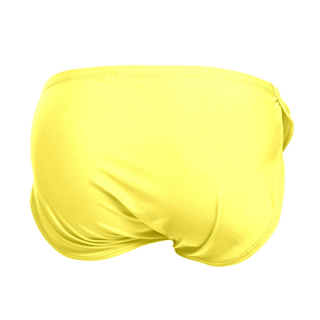 CandyMan JUSTIN+SIMON XSJ09 Running Men's Bikini Brief in Yellow – men's briefs
