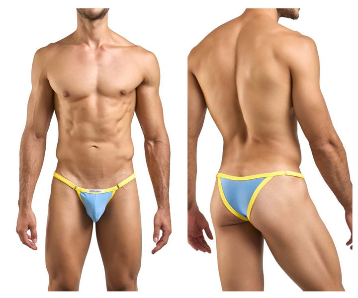 CandyMan JUSTIN+SIMON XSJ12 Men's Bikini Brief in Baby Blue – men's briefs