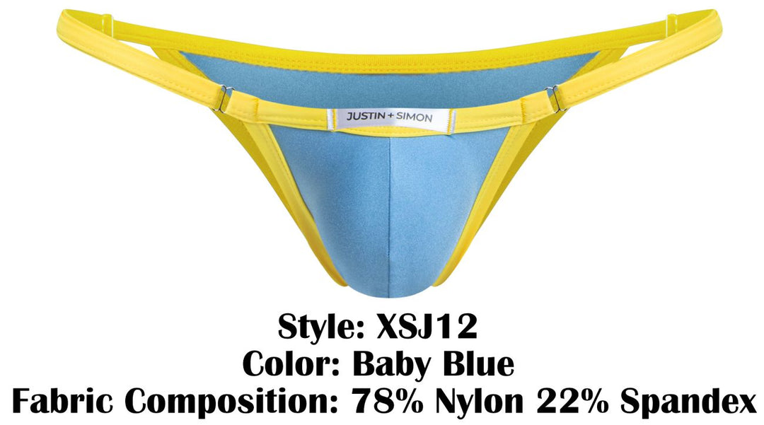 CandyMan JUSTIN+SIMON XSJ12 Men's Bikini Brief in Baby Blue – men's briefs