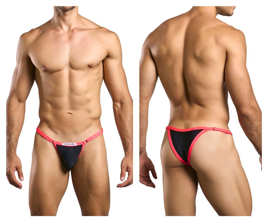 CandyMan JUSTIN+SIMON XSJ12 One Men's Bikini Brief in Black – men's briefs
