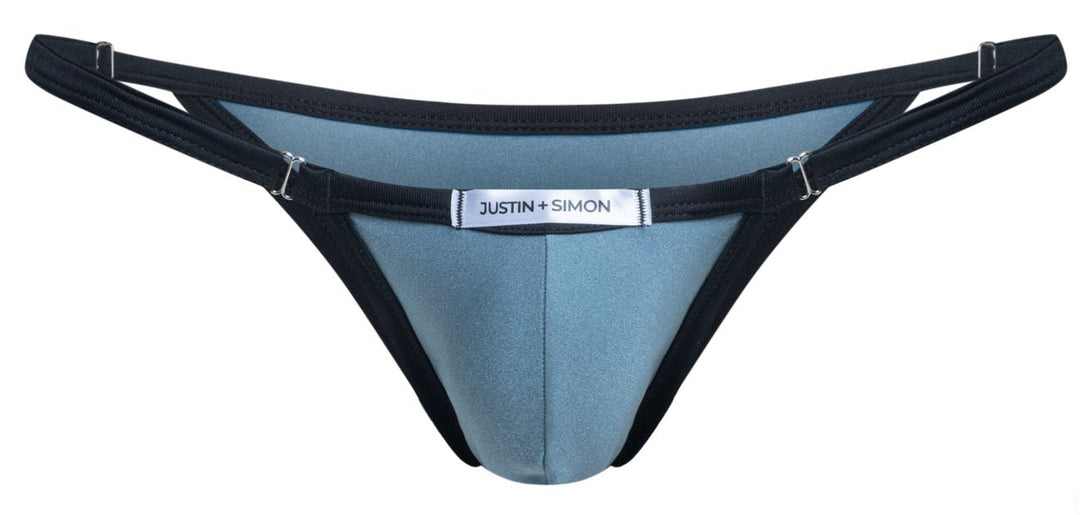 CandyMan JUSTIN+SIMON XSJ12 Men's Bikini Brief in Metal Green – men's briefs