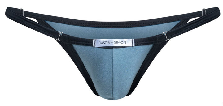 CandyMan JUSTIN+SIMON XSJ12 Men's Bikini Brief in Metal Green – men's briefs