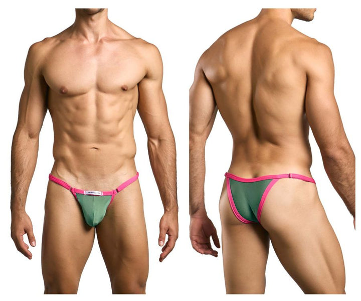 CandyMan JUSTIN+SIMON XSJ12 Men's Bikini Brief in New Green – men's briefs