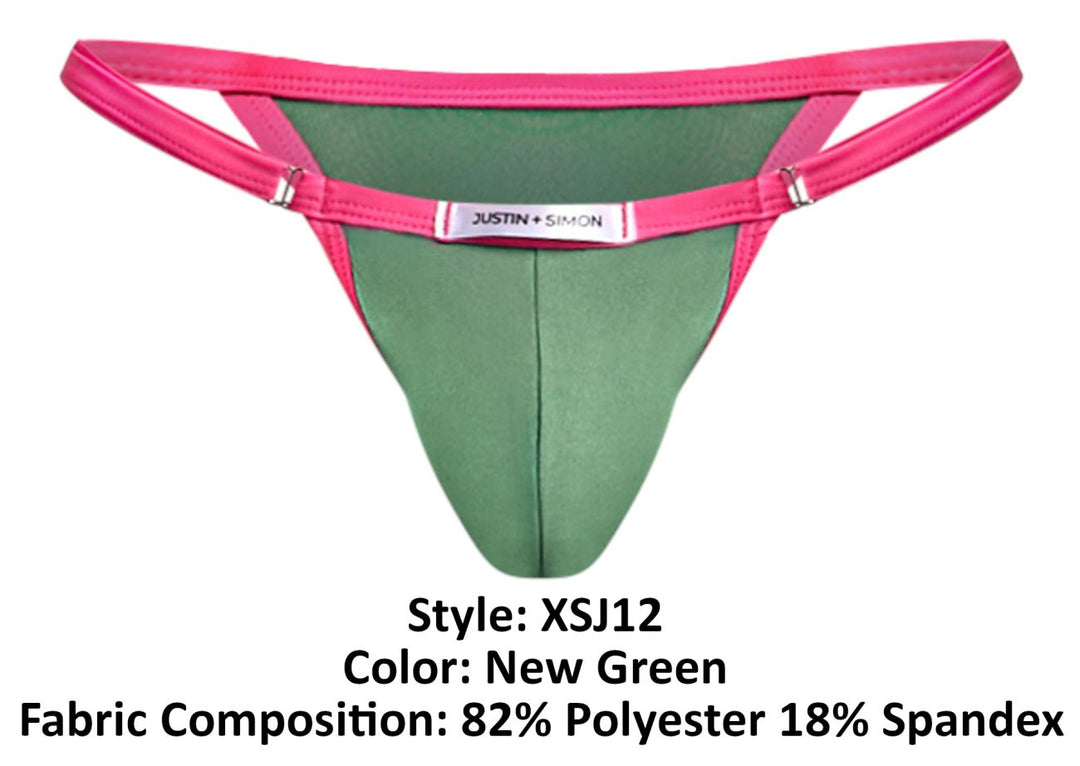 CandyMan JUSTIN+SIMON XSJ12 Men's Bikini Brief in New Green – men's briefs