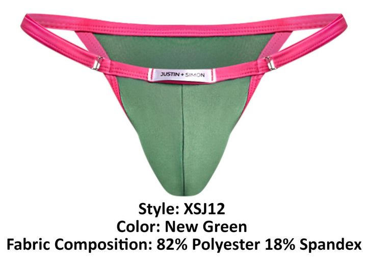 CandyMan JUSTIN+SIMON XSJ12 Men's Bikini Brief in New Green – men's briefs