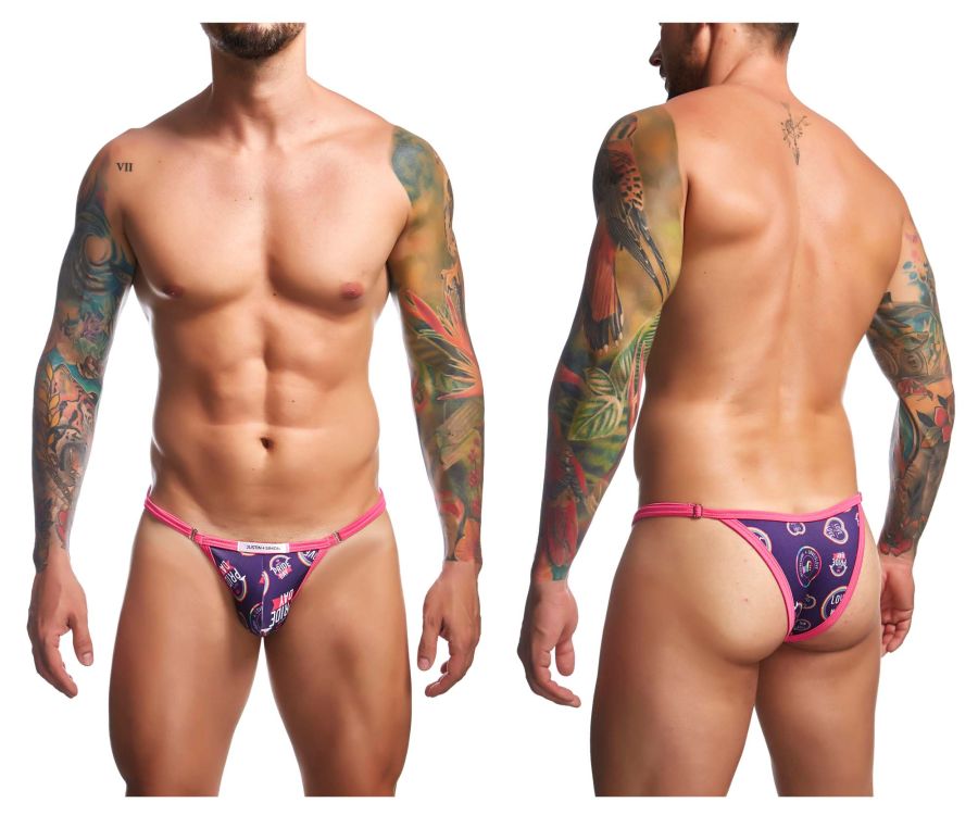 CandyMan JUSTIN+SIMON XSJ12 Men's Bikini Brief in Pride – men's briefs