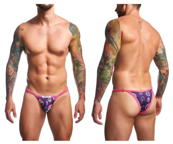 CandyMan JUSTIN+SIMON XSJ12 Men's Bikini Brief in Pride – men's briefs