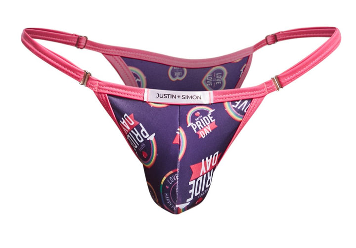 CandyMan JUSTIN+SIMON XSJ12 Men's Bikini Brief in Pride – men's briefs