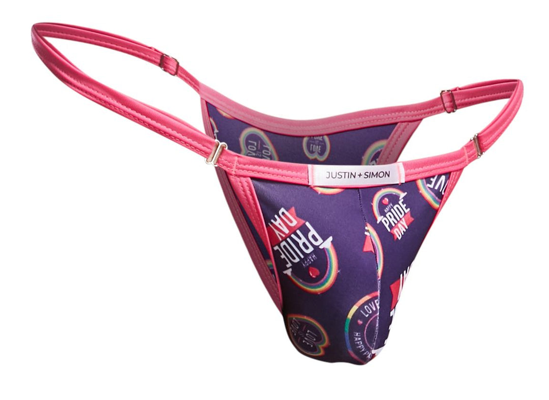 CandyMan JUSTIN+SIMON XSJ12 Men's Bikini Brief in Pride – men's briefs