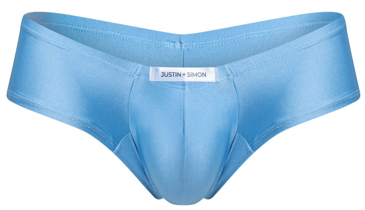 CandyMan JUSTIN+SIMON XSJ13 Cheeky Bulge Boxer Men's Trunk Underwear in Baby Blue – men's trunks