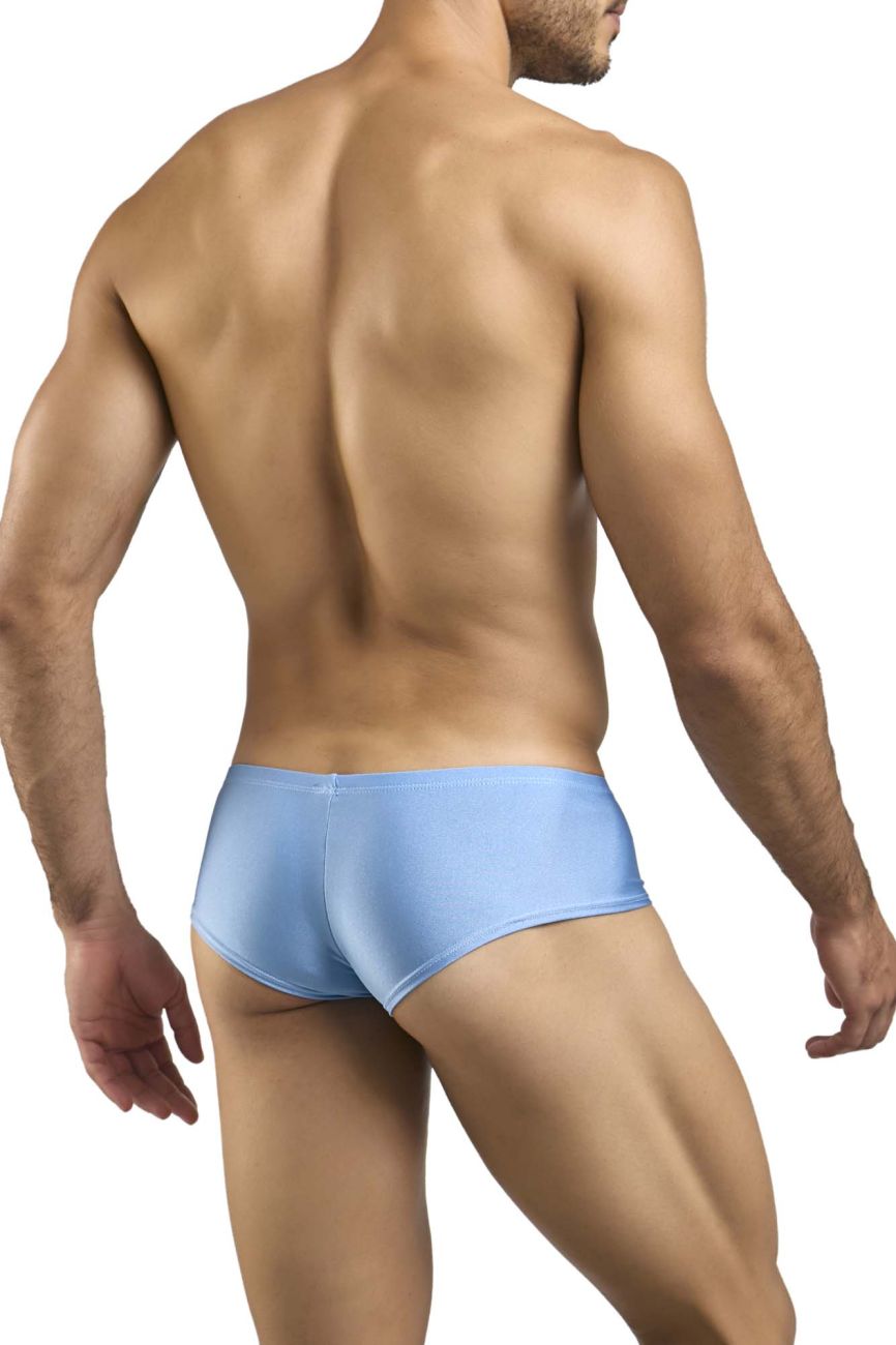 CandyMan JUSTIN+SIMON XSJ13 Cheeky Bulge Boxer Men's Trunk Underwear in Baby Blue – men's trunks