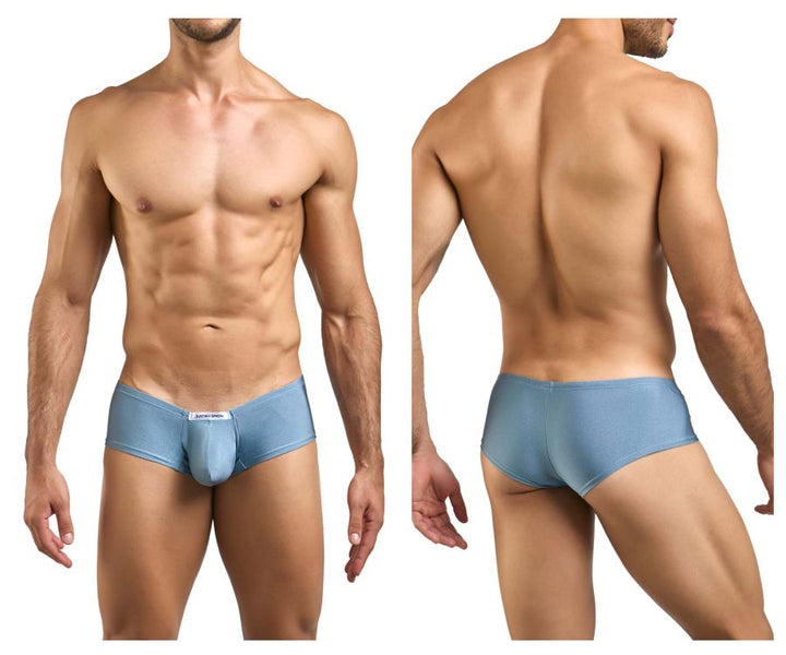 CandyMan JUSTIN+SIMON XSJ13 Cheeky Bulge Boxer Men's Trunk Underwear in Metal Green – men's trunks