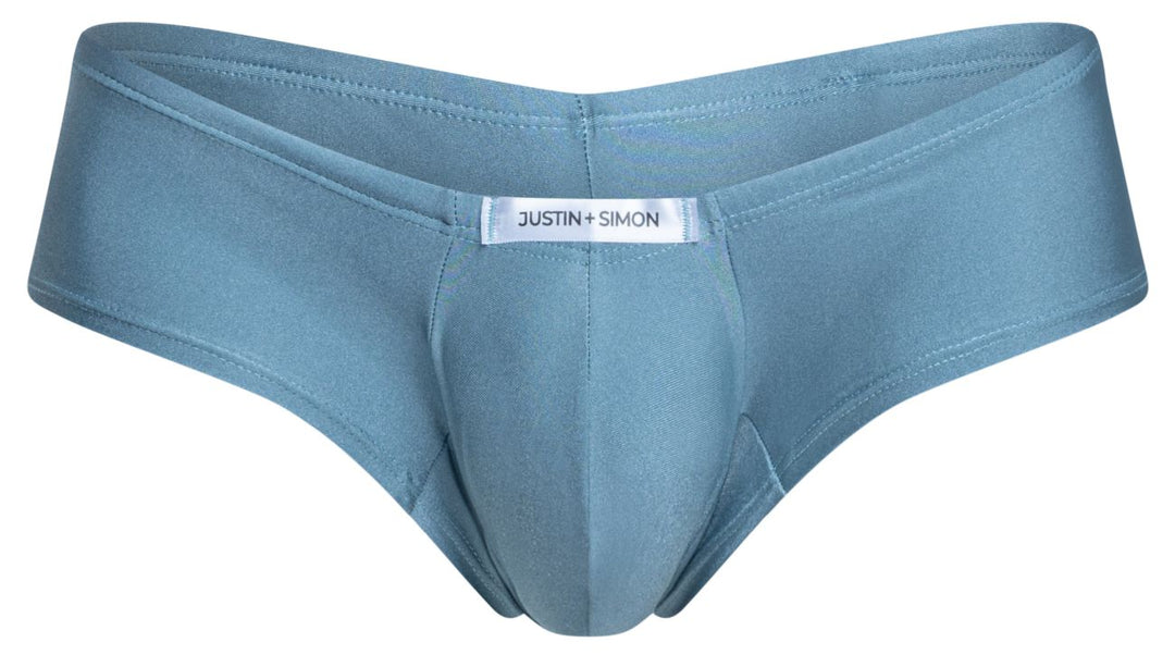 CandyMan JUSTIN+SIMON XSJ13 Cheeky Bulge Boxer Men's Trunk Underwear in Metal Green – men's trunks
