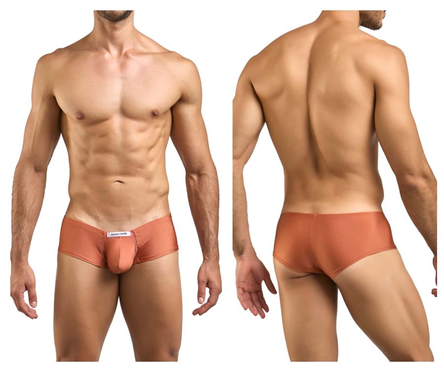 CandyMan JUSTIN+SIMON XSJ13 Cheeky Bulge Boxer Men's Trunk Underwear in Ochre – men's trunks