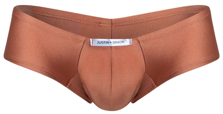 CandyMan JUSTIN+SIMON XSJ13 Cheeky Bulge Boxer Men's Trunk Underwear in Ochre – men's trunks