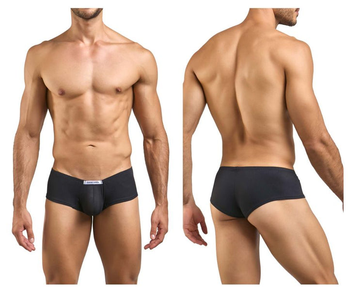 CandyMan JUSTIN+SIMON XSJ13 Cheeky Bulge Boxer Men's Trunk Underwear in Peach Black – men's trunks