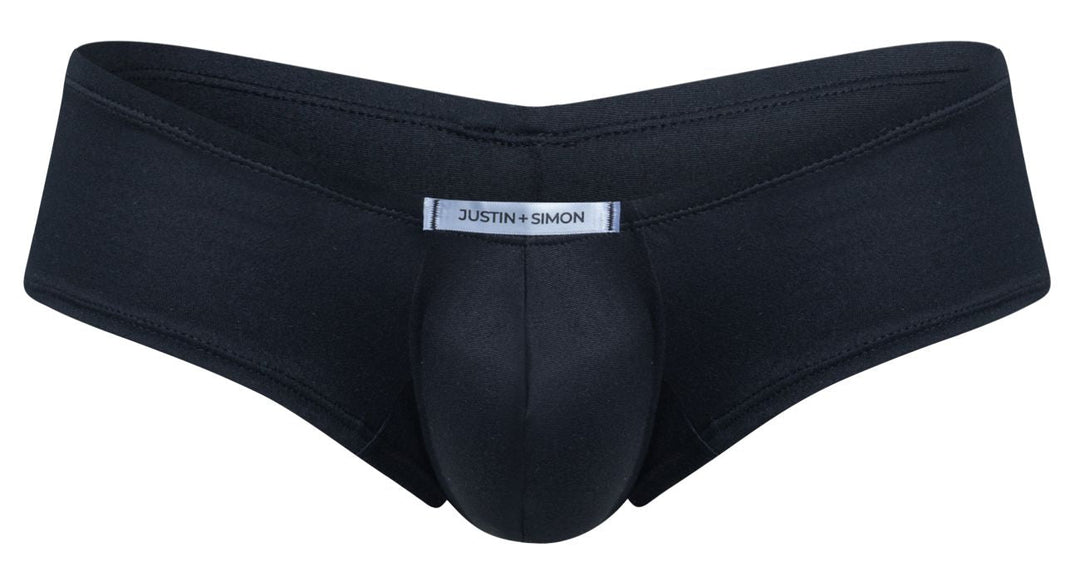 CandyMan JUSTIN+SIMON XSJ13 Cheeky Bulge Boxer Men's Trunk Underwear in Peach Black – men's trunks