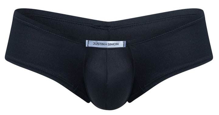 CandyMan JUSTIN+SIMON XSJ13 Cheeky Bulge Boxer Men's Trunk Underwear in Peach Black – men's trunks