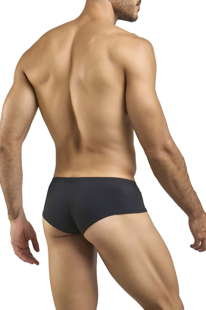 CandyMan JUSTIN+SIMON XSJ13 Cheeky Bulge Boxer Men's Trunk Underwear in Peach Black – men's trunks