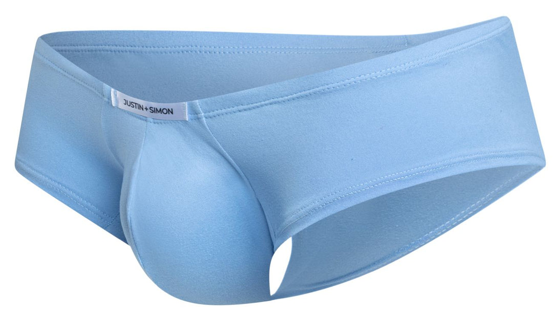 CandyMan XSJ13 Cheeky Bulge Boxer Men's Trunk Underwear in Peach Blue – men's trunks