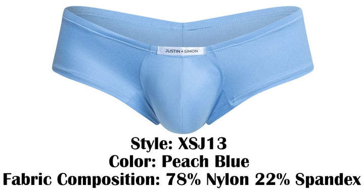 CandyMan XSJ13 Cheeky Bulge Boxer Men's Trunk Underwear in Peach Blue – men's trunks