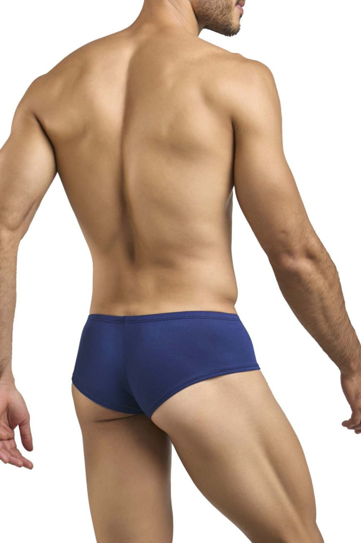 CandyMan JUSTIN+SIMON XSJ13 Cheeky Bulge Boxer Men's Trunk Underwear in Peach Navy – men's trunks